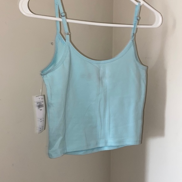 Baby Blue Hollister Tank/Crop Top - Picture 3 of 5